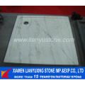 White Marble Stone Shower Base for Bathroom